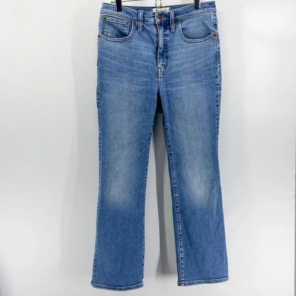 Madewell Women's Blue Flare & Wide Leg Jeans - Picture 3 of 8